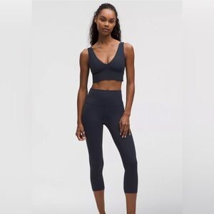 Lululemon Navy Blue Align High-Rise Crop 21" Leggings